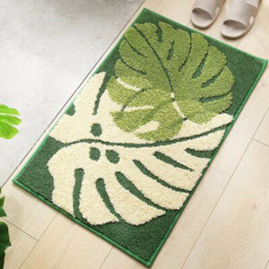 Soft anti-slip microfiber bathmat for bathroom use – highly absorbent and quick dry design