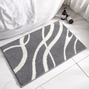 Ultra soft microfiber bathmat anti-slip quick dry bathroom mat – Tex Fab Home India