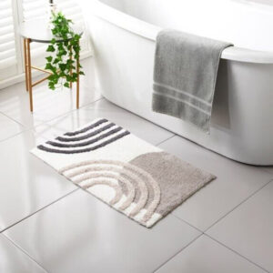 Soft microfiber bathmat anti-slip highly absorbent quick dry bathroom mat – Tex Fab Home India