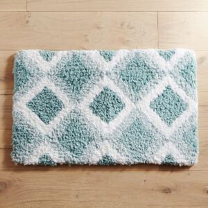 Premium microfiber bathmat with stylish pattern by bathmat manufacturer in india