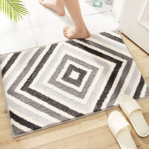 Soft absorbent microfiber bathmat designed by bathmat manufacturer in india