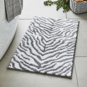 Luxury soft microfiber bathmat with anti-slip backing by bathmat manufacturer in india